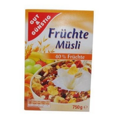 G&G Fruchte Musli 750g Kartonik/5