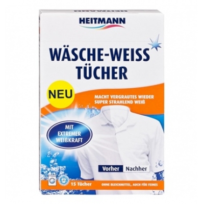 Heitmann Wasche Weiss Tucher 15+5szt