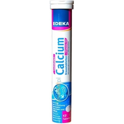 Edeka Calcium Tabletki Musujące 17szt 107g/12