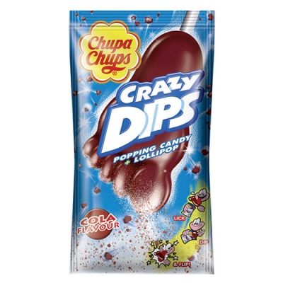 Chupa Chups Crazy Dips Cola Lizak 1szt / 24