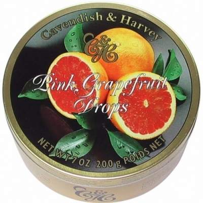 C&H Pink Grapefruit Drops 200g/10