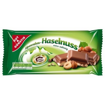 G&G Alpenrahm-Hasselnuss Czeko.100g/38