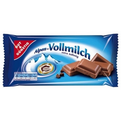 G&G Alpen Vollmilch Czeko.100g/42